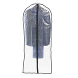 Housse de rangement et protection pour v&ecirc;tement et costume 60x135cm