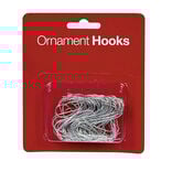 Crochet métallique argenté x100