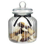 Bonbonni&egrave;re transparente herm&eacute;tique en verre 3L