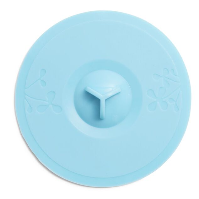 Couvre verre en silicone noir Ø11cm