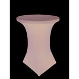 Housse de table haute ronde Fiesta Ø80xH110cm noir