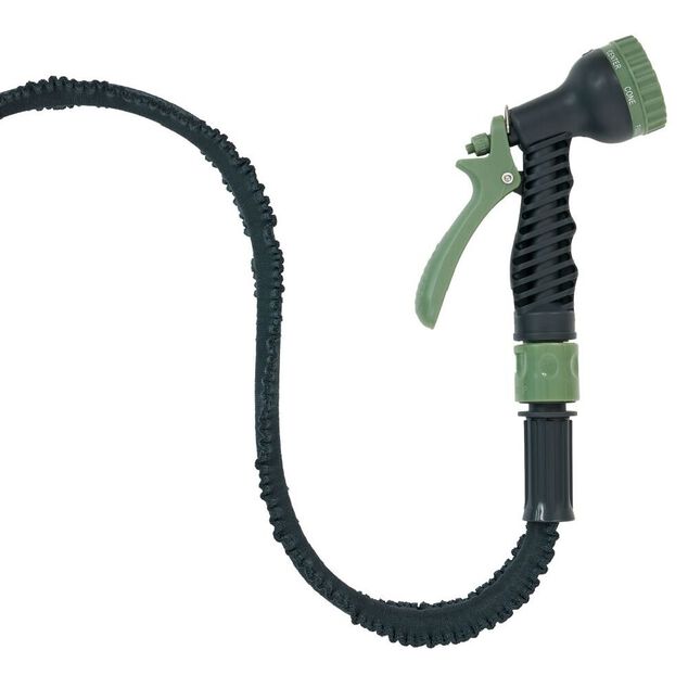 Tuyau extensible avec pistolet aquastop 7,5 &agrave; 22,5 m