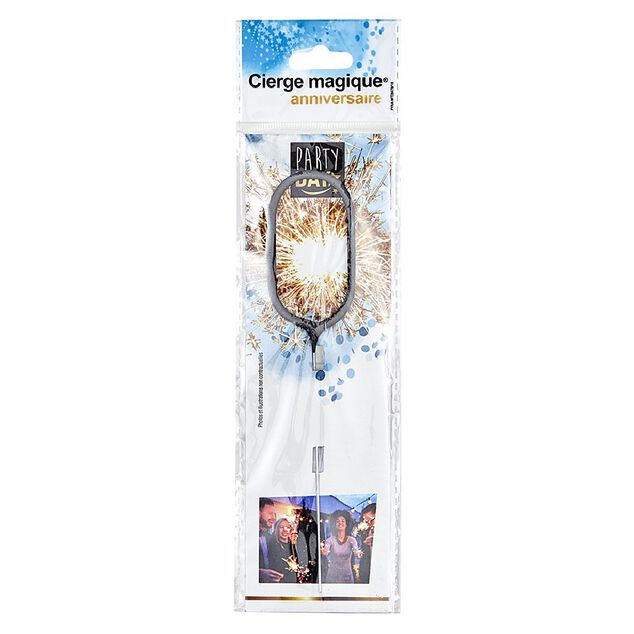 Cierge magique chiffre 0