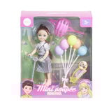 Mini poupée avec accessoires - 3 modèles