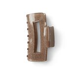 Pince cheveux crabe marron paillet&eacute; L10cm