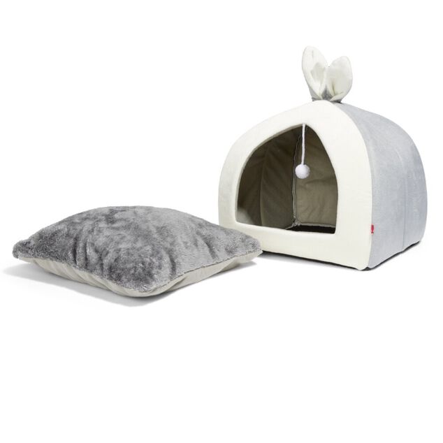 Couchage pour chat forme tente 32x32xH36cm