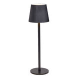 Lampe de table Talli USB tactile noire &Oslash;11xH37cm