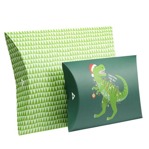 Bo&icirc;te cadeau No&euml;l berlingot enfant x2 18,5x29cm (2 mod&egrave;les)