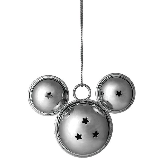Suspension de No&euml;l Grelot &agrave; t&ecirc;te de Mickey