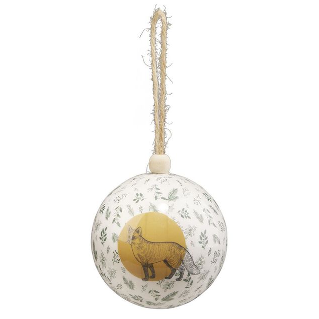 Boule de Noël design forêt Ø8cm