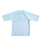 T-shirt manche courte protection UV50 enfant tissu bleu 30x40cm