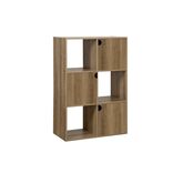 Colonne en bois 6 cases Adam brun naturel 60xP29,5xH90cm