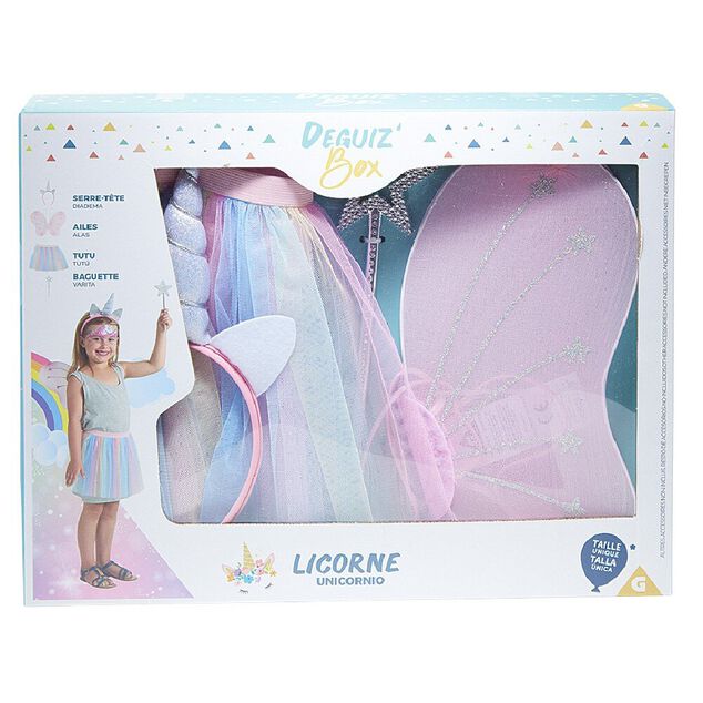 Deguiz'box d&eacute;guisement fille licorne tutu - Taille unique