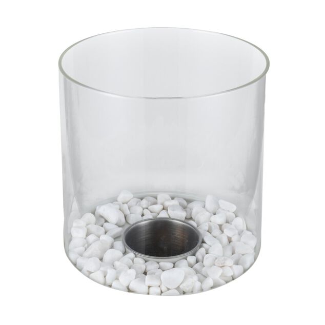 Chemin&eacute;e de table &agrave; l'&eacute;thanol et bio&eacute;thanol &Oslash;18xH26,5cm