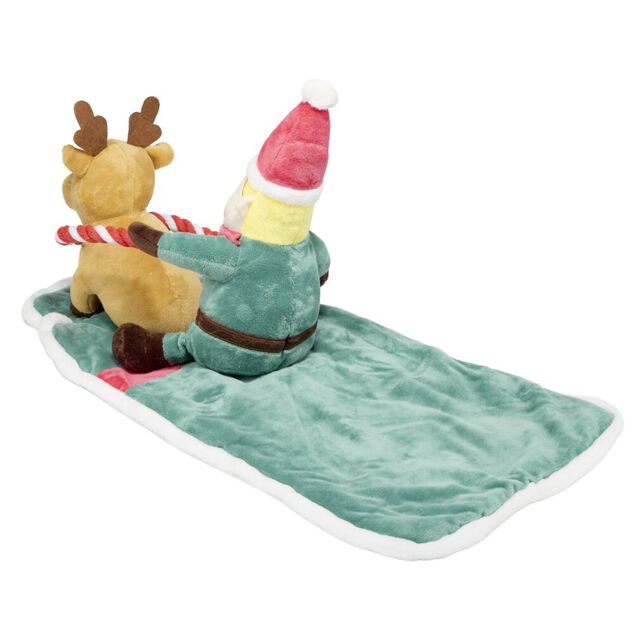 D&eacute;guisement pour chien lutin et son renne polyester L50X20X15 cm TM