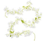 Guirlande fleur de pommier artificiel blanc L140cm