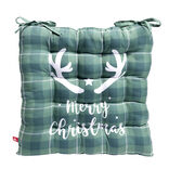 Galette de chaise Noël carrée 40x40cm - 4 modèles