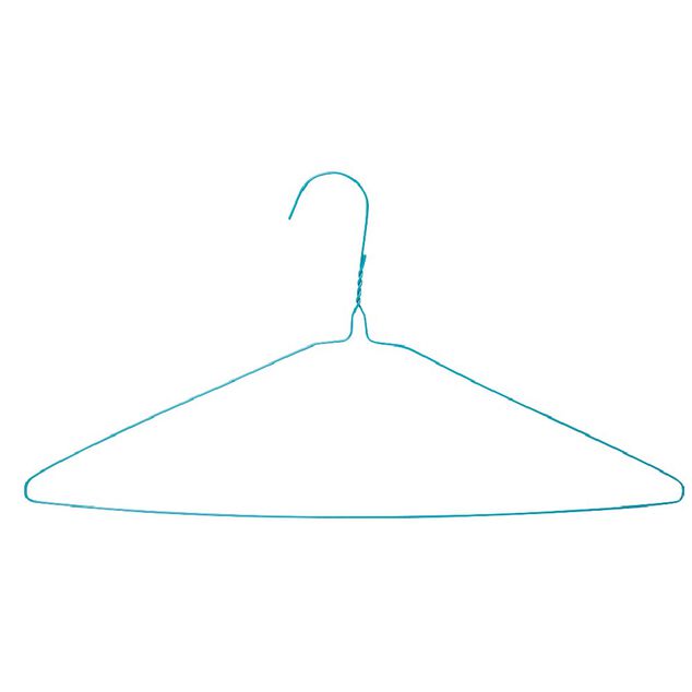 Cintre m&eacute;tallique color&eacute; x8