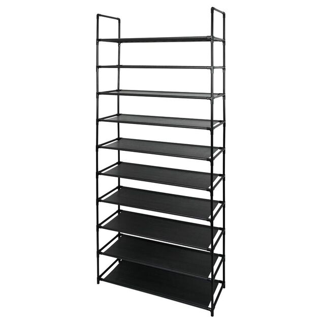Meuble rangechaussures 10 niveaux 75x30x176cm GIFI