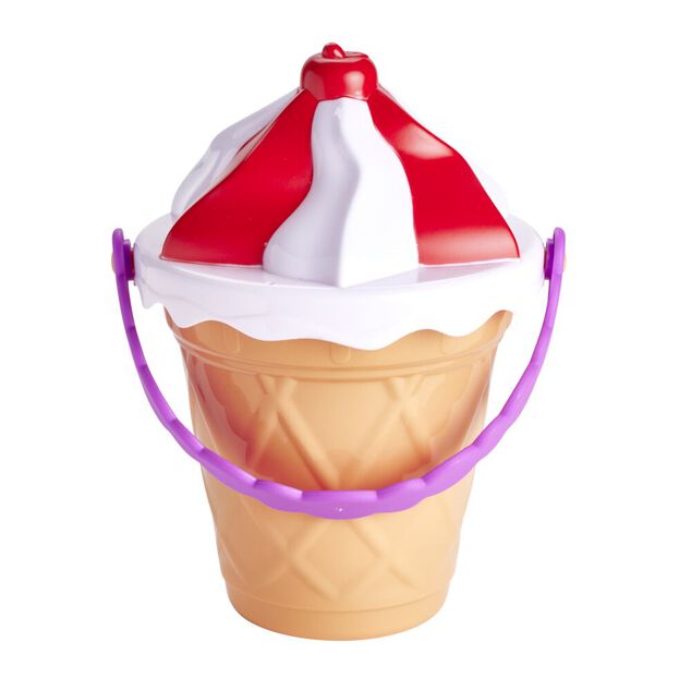 Seau de plage glacier enfant plastique &Oslash;17xH23,5 (11 pi&egrave;ces)