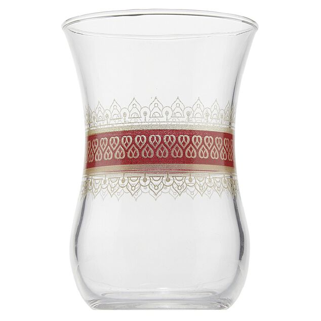 Verre &agrave; th&eacute; x6 verre motif oriental Touareg 11.5cl