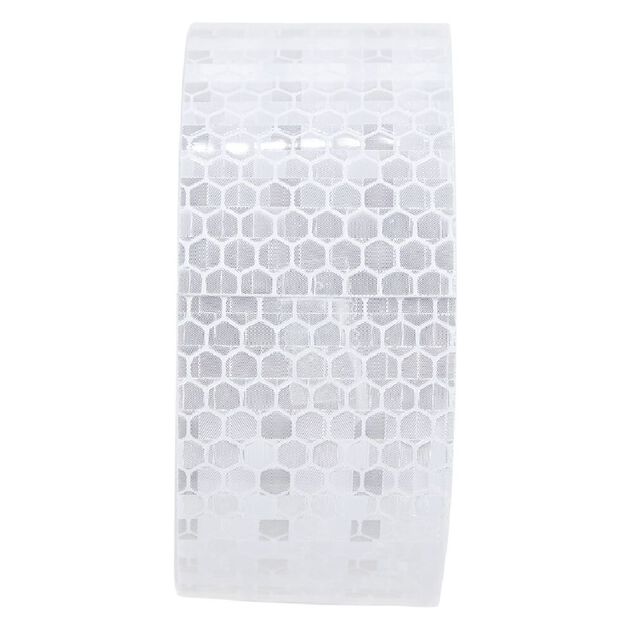 Bande r&eacute;fl&eacute;chissante adh&eacute;sive blanche 1,5m