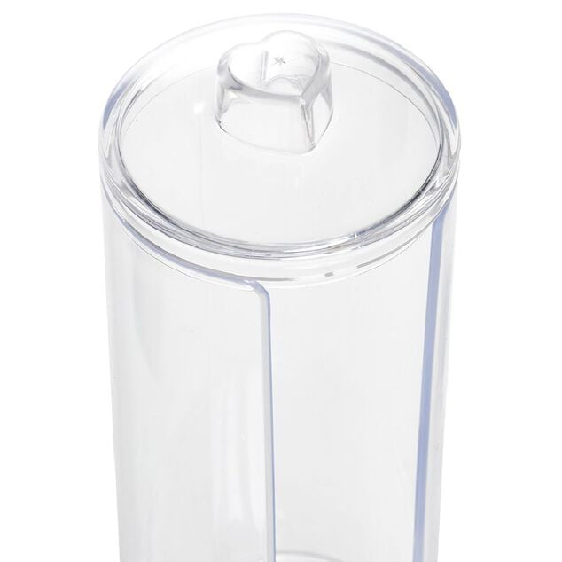 Bo&icirc;te de rangement transparente pour coton