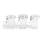Lot de 3 pots à épices en verre