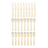 Set de couverts en bois x99 couteau fourchette cuill&egrave;re