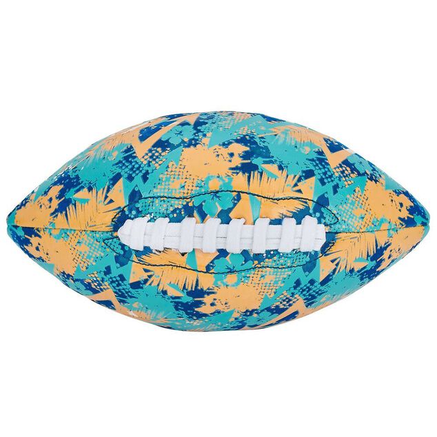 Ballon de plage rugby Funky couleur changeante plastique Ø12cm