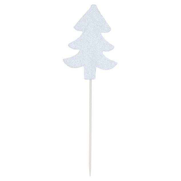 Pic en bois pour ap&eacute;ritif &eacute;toile et sapin x 18