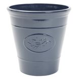 Cache pot provence plastique gris fonc&eacute; &Oslash;17xH17cm