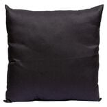 Coussin carré en polyester noir