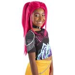 Perruque enfant fille KPOP Mira longues couettes roses L63cm