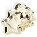 Plateau carton &eacute;toile dor&eacute; &Oslash;24,5cm x6