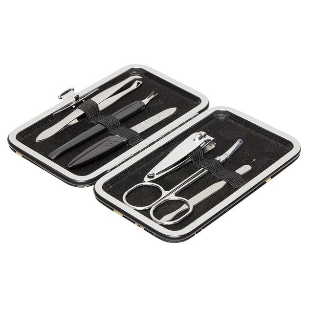 Set manucure 6 pi&egrave;ces Spring fleuri, gris