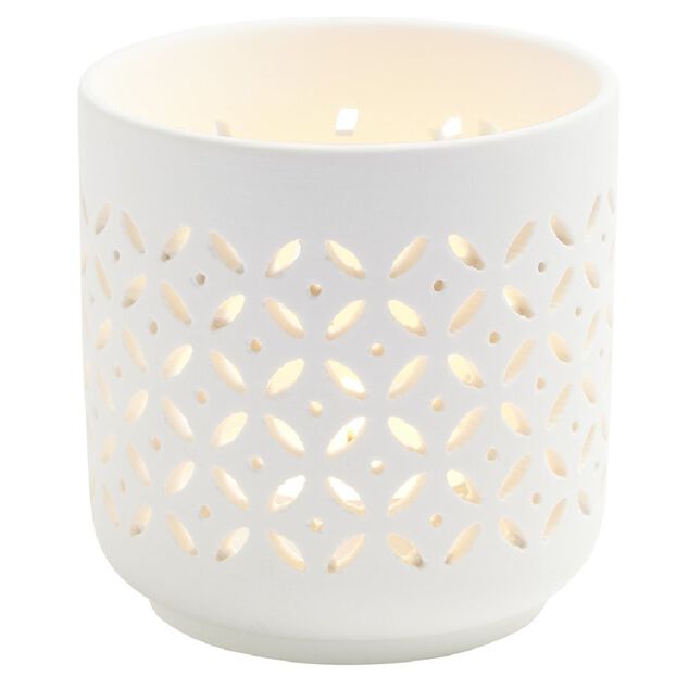 Photophore rond c&eacute;ramique