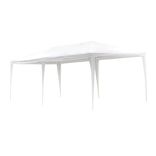 Tonnelle rectangulaire Turin blanche UPF50+ 584x290xH260cm 17m&sup2;