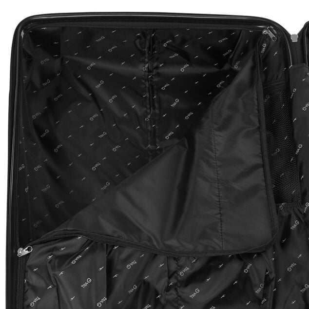 Valise cabine plastique rigide 4 roues gris H50cm