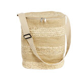 Sac fra&icirc;cheur 14L jute et coton beige 26x20x34cm