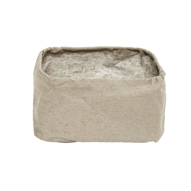 Panier de rangement vert ou marron 17x12xH10cm - 2 mod&egrave;les