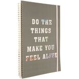 Cahier &agrave; spirales message A4 160 pages