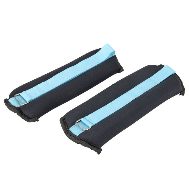 Brassard lesté de musculation 1kg x2 pour chevilles et poignets