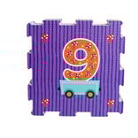 Puzzle de sol chiffres 18 pièces 30,5x30,5cm