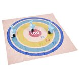 Tapis jeu de cible XL avec requins 1x1m