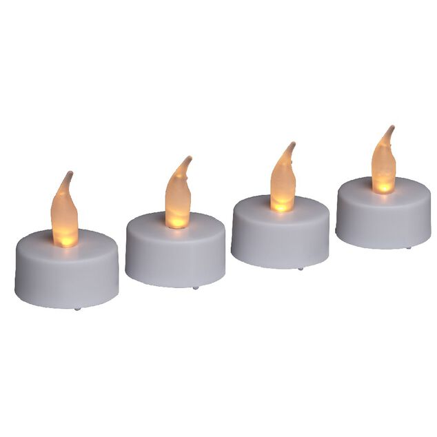 Bougie lumineuse &agrave; led x4