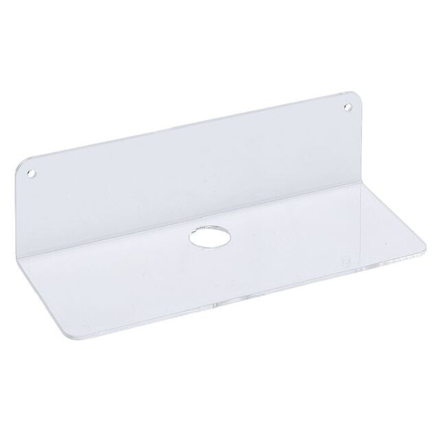 &Eacute;tag&egrave;re murale plastique transparent L.23 cm