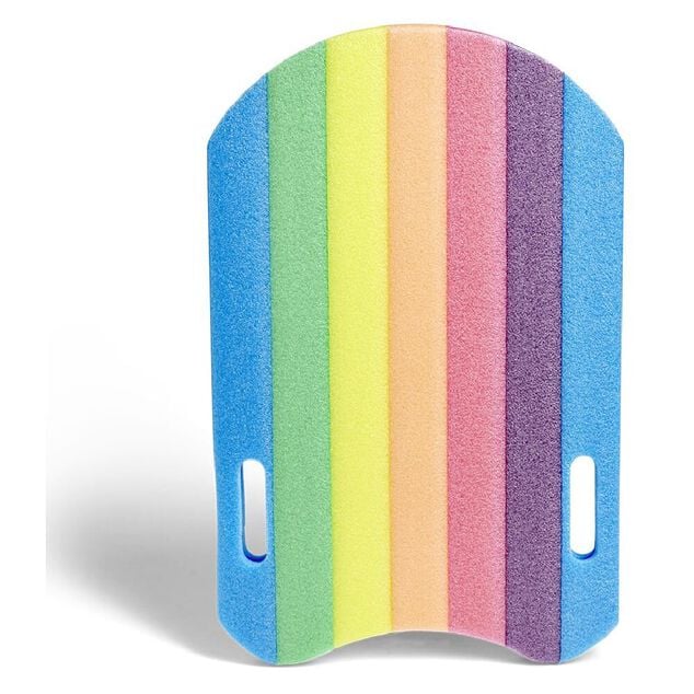 Planche de natation piscine arc-en-ciel
