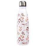 Bouteille isotherme inox motif fleur rose 500 ml