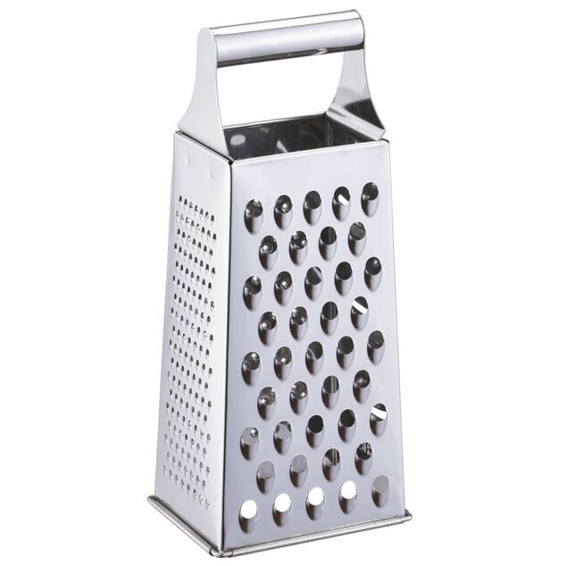 R&acirc;pe 4 faces inox argent&eacute;